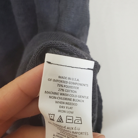 Prana Whisper Charvoal Gray Scoop Neck Knit Yoga Tank Top - Picture 10 of 10